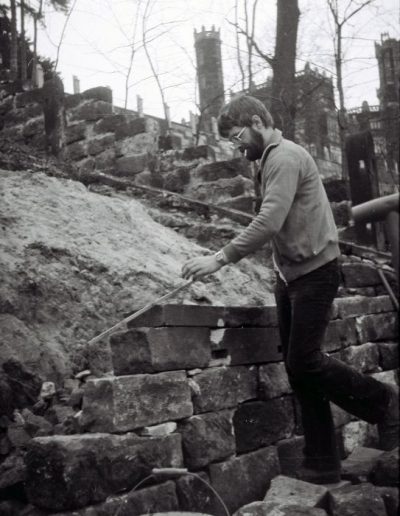 Mauer bauen