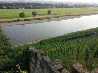Blick vom Schloss Eckberg