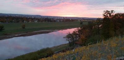 abendlicher Blick auf die Stadt